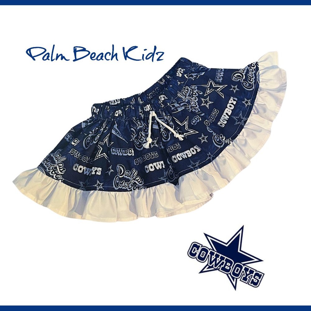 Girls Dallas Cowboys Football Skirt